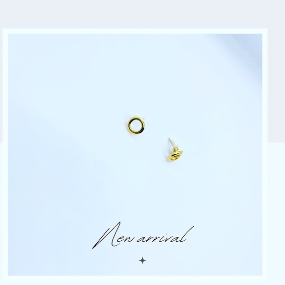 Halo stud earrings - Picture 2 of 3